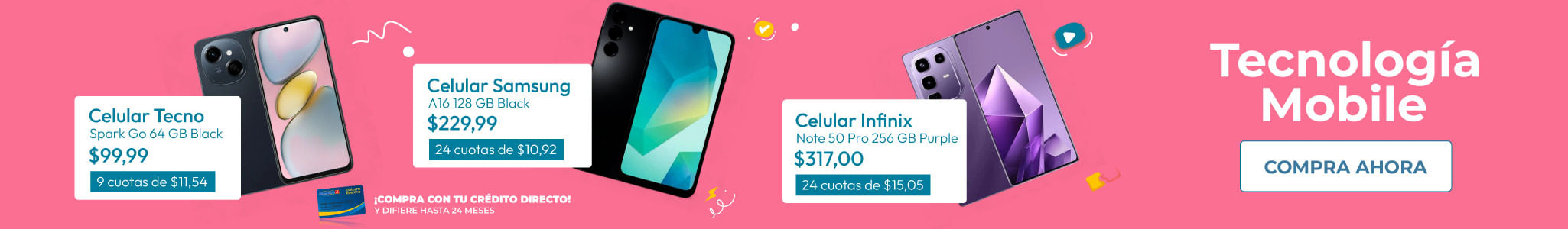 Envuentra variedad de celulares en un solo lugar