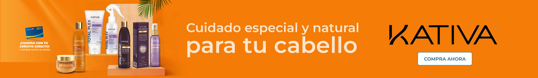 Cuida tu cabello con Kativa desde $7,15
