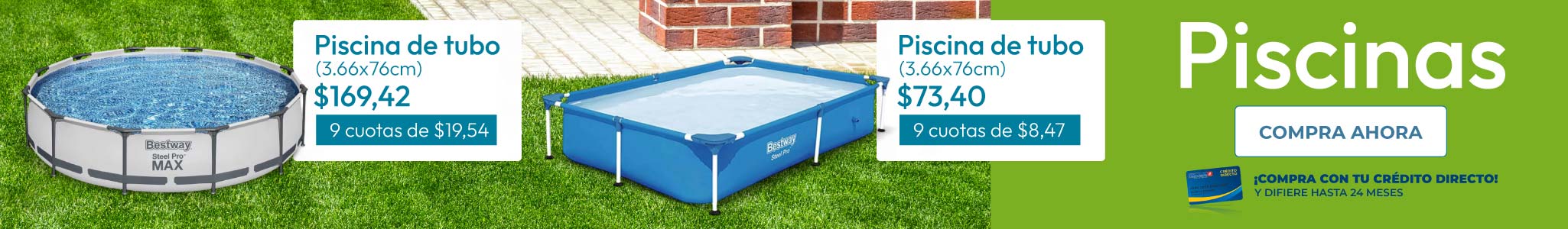 _Variedad de Piscinas para esta temporada desde $9,11