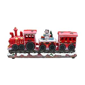 Adorno nav.tren resina c \ luz ref:fq158011(38.5x11.5x16.5cm)