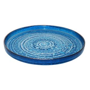 Plato de vidrio 22 cm Azul 1Y22K483