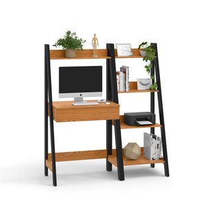 Escritorio c \ estanteria supreme 40215 desk negro \ nature