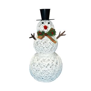 Adorno nav.muneco nieve porc.c \ luz ref:yz38-82106 (25x25x56)
