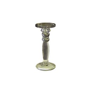 Candelabro, Vidrio, 24.5cm, Negro, ES20072