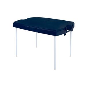 Mesa Plástica, Plegable, Azul, 65x92x69cm, 003404