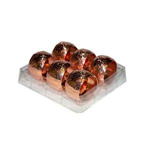 Porta Servilleta Oro Rosa, 6 Piezas, SAN0799-1 \ ZWZ-INR