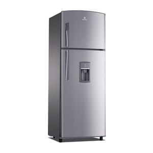 Refrigeradora Indurama Cromado Avant plus Dispensador de agua Iluminación Led RI405