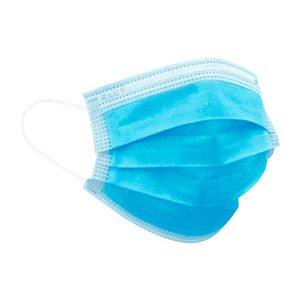 Mascarilla quirurgica plana r g celeste x50 pz