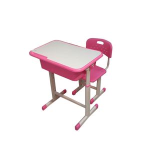 Pupitre con Silla, Rosado, 60x40cm, xye-a2