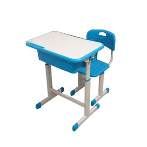 Pupitre con Silla Ajustables, Azul, 60x40cm, xye-a2