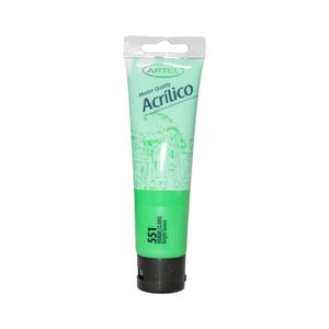 Tempera Acrílica Artel, Verde Claro 551,100ml, 25002551