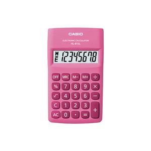 Calculadora bolsillo casio rosada ref:hl-815l-pk