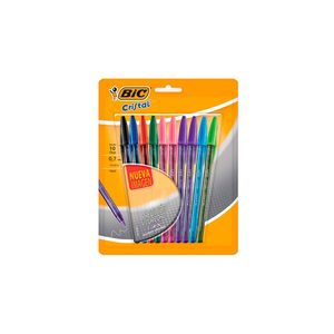 Boligrafo bic cristal precision punta 0.7mm blister x 10pz ref:977875