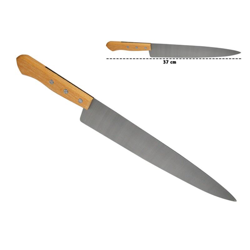 Cuchillo para Carne Mango de Madera 33cm  Almacenes Boyacá .:variedad y  calidad que impresionan:.