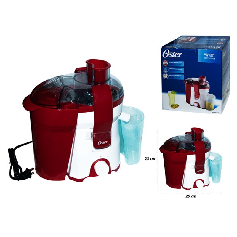 Extractor Oster De Jugos Rojo FPSTJE316R - Mega Ofertas