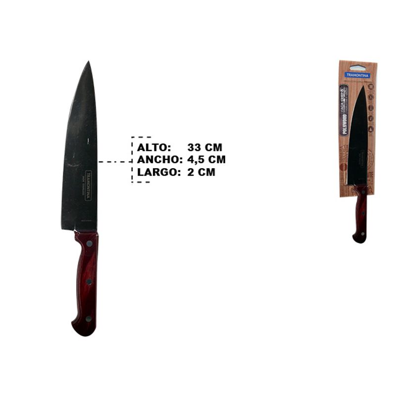 Cuchillo para Chef Tramontina (6”, 8”, 10”, 12” Y 14”) –