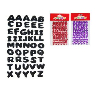 Figura de Fomix Aprendo, Letras Escarchadas, Sticker, 118 Pza, FAL9165 619419