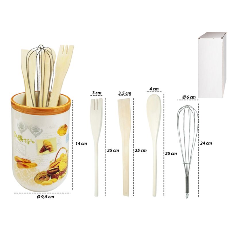 JUEGO UTENSILIOS COCINA X8 PZ