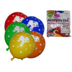 Globo fashion s r-12 surtido 015 \ 307596 animales granja x50pz.