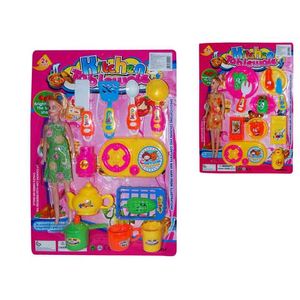 Juego cocina c \ muneca e \ blister ref:70714