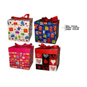 Caja regalo surt.ref:aes-524 m (15x15x15cm)