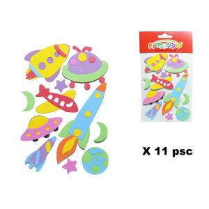Figura de Fomix Aprendo, Naves, Sticker, 11 Pza, EVA50186 EVA50791