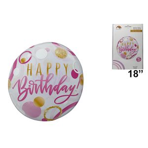 Globo aluminio happy birthaday ref:1655-2116 18
