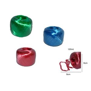 Cuerda Plástico en Rollo Aprendo, Surtido, 6x8cm, 100mt, lks3510