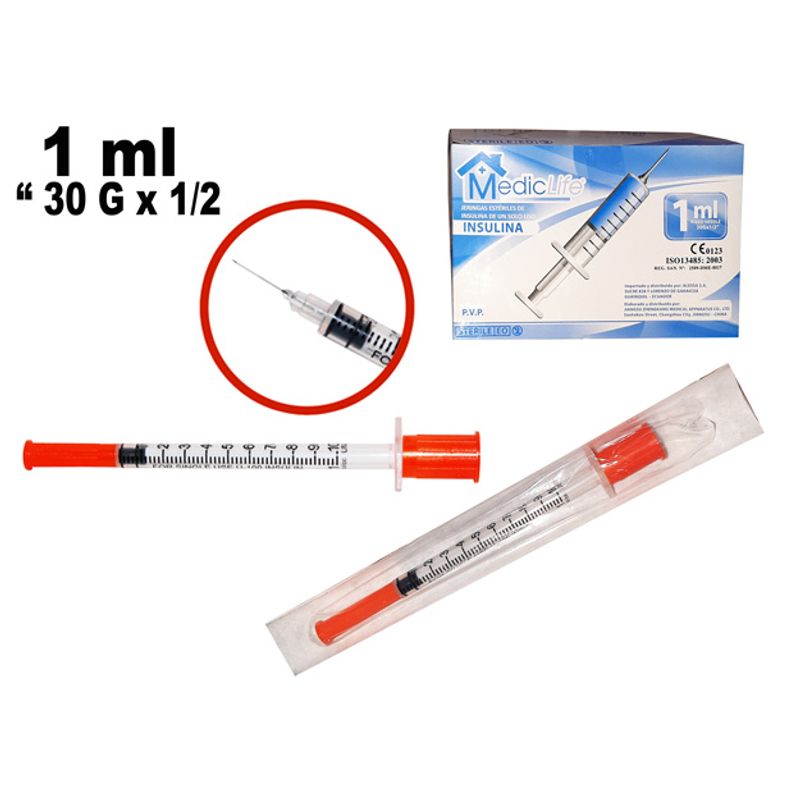 Mediyg S.A. - *JERINGUILLA MEDIC LIFE REF:10ML 21G*1 1/2