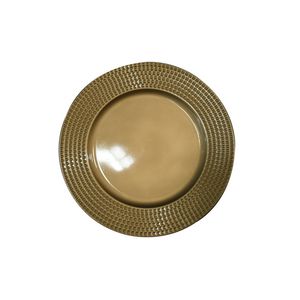 Plato base dec.plast.gold ref:188106l (32.5x32.5x1.5)