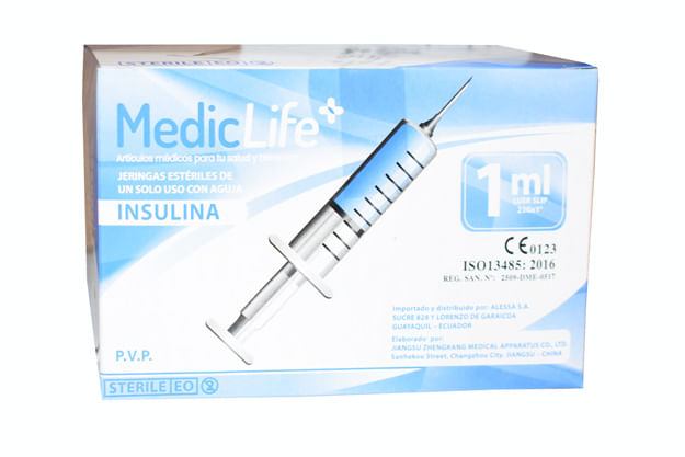 Mediyg S.A. - *JERINGUILLA MEDIC LIFE REF:10ML 21G*1 1/2