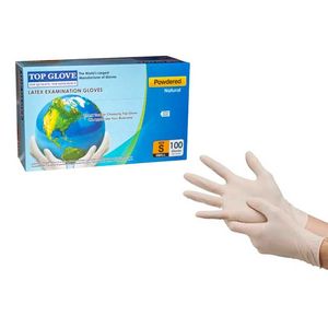 Guante Látex Top Glove, 100 Piezas, LEG-P