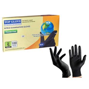 Guante Nitrilo Top Glove, Sin Polvo, 100 Piezas, GTNTSP100