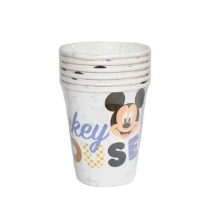 Vaso desechable carton mickey baby 9oz x6 pz.ref:4104 \ dpg-mkb1-v001