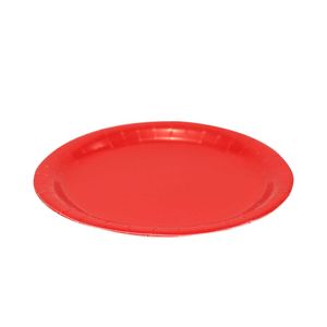 Plato desechable rojo x8 pz.ref:3280 \ ca-red-p7c 7