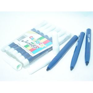 Marcador jumbo azul x6 pz.