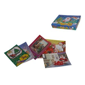 Tarjeta navidena surtida x12 pz.(local)