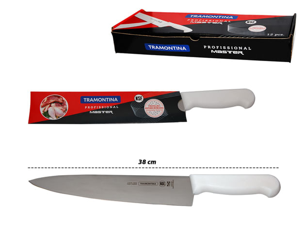 Cuchillo Cocina Rojo 10 TRAMONTINA 24620/070