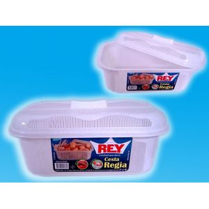 Canastilla plast.rey regia c \ tapa ref:ctx021000