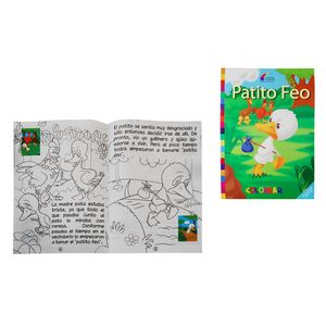 Libro p \ colorear el patito feo 026003