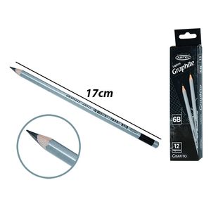 Lápiz para Dibujar Artel, 6B, Por Unidad, 17cm, 20630100 \ 631009