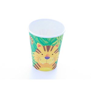 Vaso desechable 112002p06 \ 750010 x6 pz. tigre