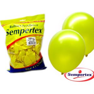 Globo metal r-9 amarillo 520 \ 228570 x100 pz.