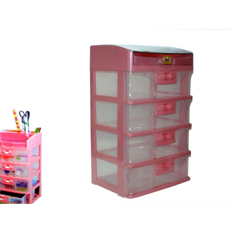 ORGANIZADOR DE ESCRITORIO X 4 NIVELES - PQTE X 12 - Plasticos Rey