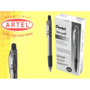 Bolígrafo Delgado Artel, Negro, 1.0mm, 50010502 \ 199190