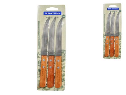 Cuchillo Tramontina Parrillada 3 piezas 5 22300 \ 305