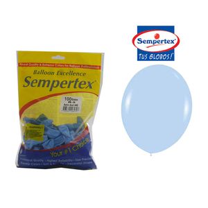 Globo satin r-5 azul 440 \ 206479 x100 pz.