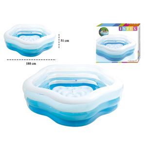 Piscina inflable 56495np \ 564958 (182.5x177.5x52.5cm)