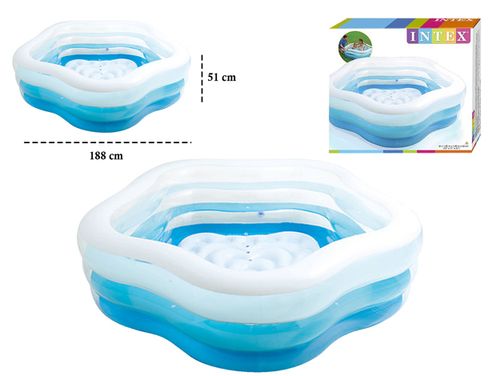 Piscina Inflable Intex, 182.5x177.5x52.5cm, 56495np \ 564958