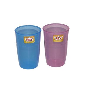 Vaso plast.rey comercial clarificado ref:vsx002000